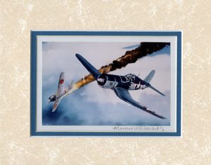 8x10 Matted Print "First Kill For The Joly Rogers"